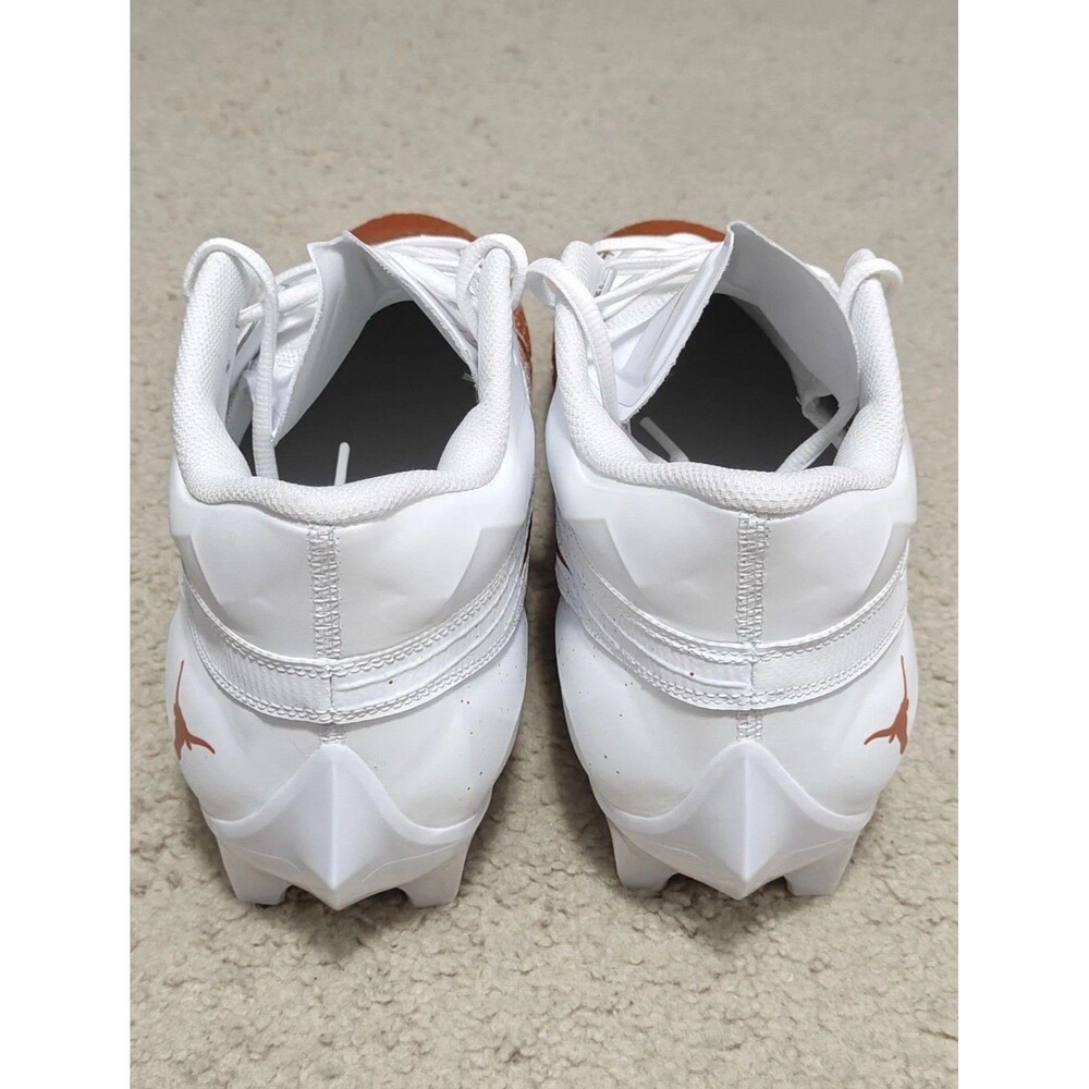 Mens 12.5 Nike Vapor Edge Elite 360 2 Texas Longhorns Cleats White FJ6379-109 - Picture 4 of 5